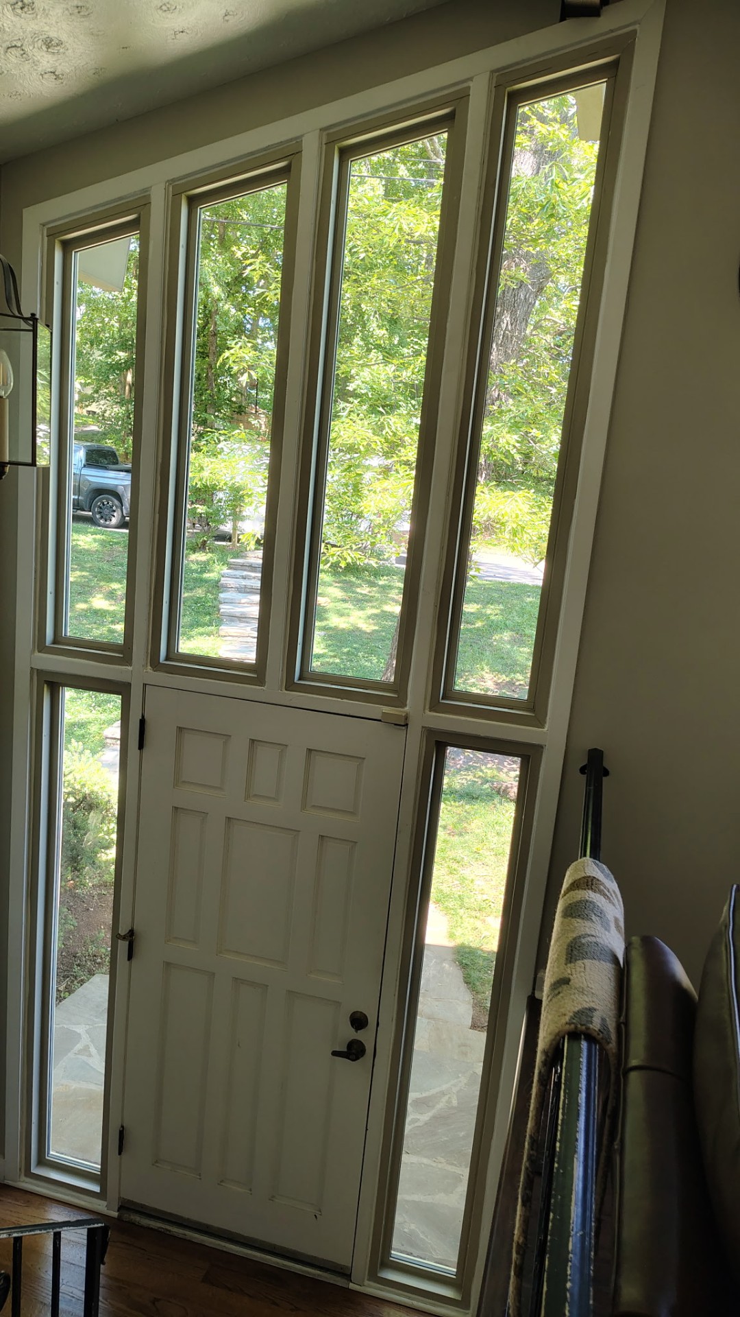 Custom entry door with sidelights